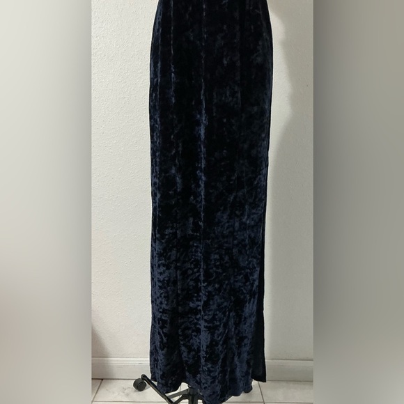 Free People Intimately Low Key Crush Velvet Cut Out Maxi Slip Dress - Picture 7 of 16